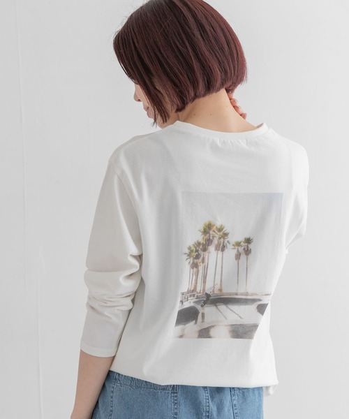 URBAN RESEARCH Sonny Label(アーバンリサーチサニーレーベル)の「ビーチサイドプリントTシャツ(Tシャツ/カットソー・レディース・その他1/その他2/その他3・FREE)」の1枚目の写真