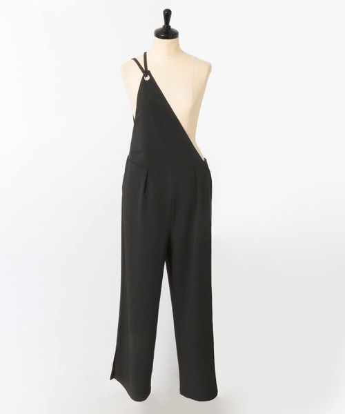 KBF+（ケービーエフプラス）の「KBF+　ワンショルオールインワン∴（つなぎ/オールインワン・レディース・ブラック/ベージュ・ONE）」の17枚目の写真