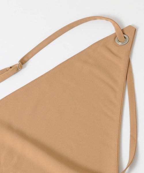 KBF+（ケービーエフプラス）の「KBF+　ワンショルオールインワン∴（つなぎ/オールインワン・レディース・ブラック/ベージュ・ONE）」の16枚目の写真