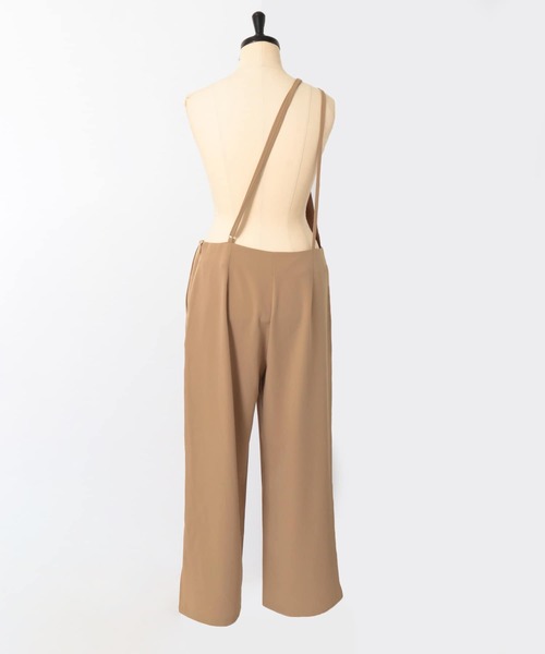 KBF+（ケービーエフプラス）の「KBF+　ワンショルオールインワン∴（つなぎ/オールインワン・レディース・ブラック/ベージュ・ONE）」の14枚目の写真