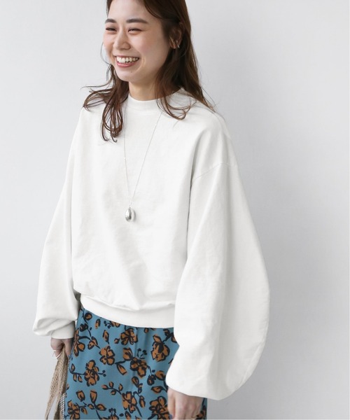 JOURNAL STANDARD relume（ジャーナルスタンダード　レリューム）の「【LA APPAREL 】*RELUME French Terry ドルマンプルオーバー◆（スウェット・レディース・ブラック系その他/ブルー系その他/ライトグレー/ホワイト系その他・FREE）」の2枚目の写真