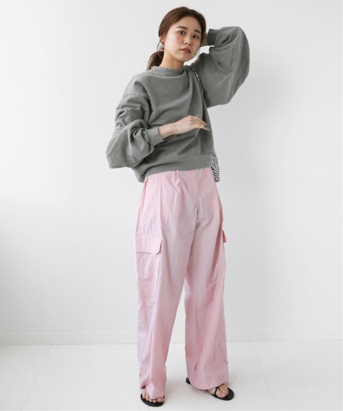 JOURNAL STANDARD relume（ジャーナルスタンダード　レリューム）の「【LA APPAREL 】*RELUME French Terry ドルマンプルオーバー◆（スウェット・レディース・ブラック系その他/ブルー系その他/ライトグレー/ホワイト系その他・FREE）」の10枚目の写真