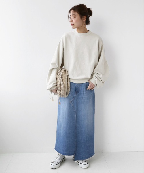 JOURNAL STANDARD relume（ジャーナルスタンダード　レリューム）の「【LA APPAREL 】*RELUME French Terry ドルマンプルオーバー◆（スウェット・レディース・ブラック系その他/ブルー系その他/ライトグレー/ホワイト系その他・FREE）」の22枚目の写真