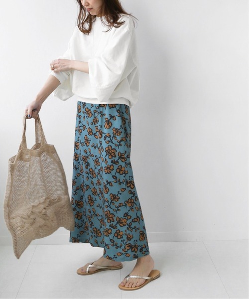 JOURNAL STANDARD relume（ジャーナルスタンダード　レリューム）の「【LA APPAREL 】*RELUME French Terry ドルマンプルオーバー◆（スウェット・レディース・ブラック系その他/ブルー系その他/ライトグレー/ホワイト系その他・FREE）」の6枚目の写真