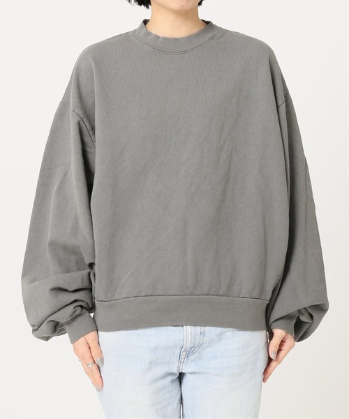 JOURNAL STANDARD relume（ジャーナルスタンダード　レリューム）の「【LA APPAREL 】*RELUME French Terry ドルマンプルオーバー◆（スウェット・レディース・ブラック系その他/ブルー系その他/ライトグレー/ホワイト系その他・FREE）」の7枚目の写真