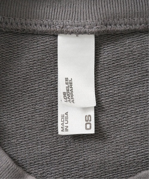 JOURNAL STANDARD relume（ジャーナルスタンダード　レリューム）の「【LA APPAREL 】*RELUME French Terry ドルマンプルオーバー◆（スウェット・レディース・ブラック系その他/ブルー系その他/ライトグレー/ホワイト系その他・FREE）」の8枚目の写真