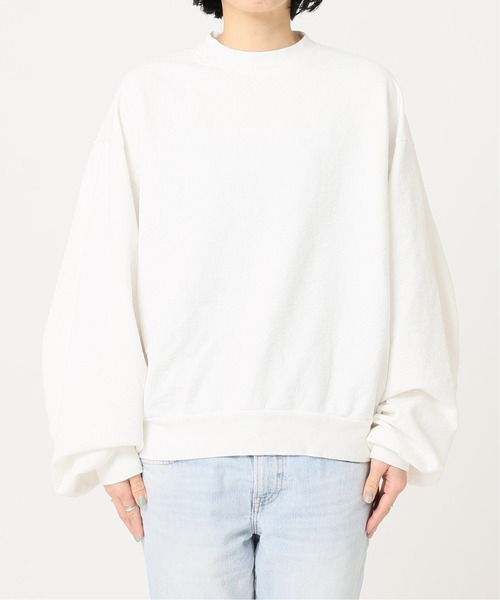 JOURNAL STANDARD relume（ジャーナルスタンダード　レリューム）の「【LA APPAREL 】*RELUME French Terry ドルマンプルオーバー◆（スウェット・レディース・ブラック系その他/ブルー系その他/ライトグレー/ホワイト系その他・FREE）」の9枚目の写真