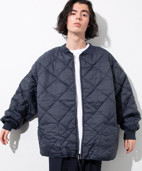 ROTHCO（ロスコ）の「ROTHCO/ロスコ DIAMOND QUILTED FLIGHT JACKET/ダイアモンド キルト フライト ジャケット（ミリタリージャケット・メンズ・ネイビー/ブラック・4/XXX-LARGE/XXXX-LARGE/MEDIUM/LARGE/XX-LARGE/X-LARGE）」の6枚目の写真