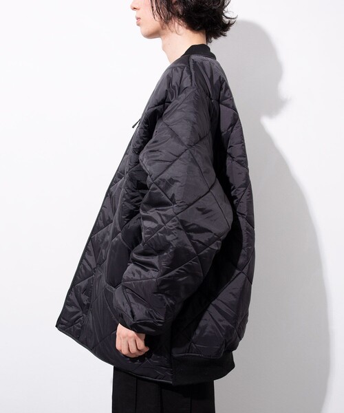 ROTHCO（ロスコ）の「ROTHCO/ロスコ DIAMOND QUILTED FLIGHT JACKET/ダイアモンド キルト フライト ジャケット（ミリタリージャケット・メンズ・ネイビー/ブラック・4/XXX-LARGE/XXXX-LARGE/MEDIUM/LARGE/XX-LARGE/X-LARGE）」の12枚目の写真
