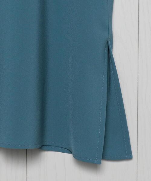 H　BEAUTY&YOUTH UNITED ARROWS（エイチビューティーアンドユースユナイテッドアローズ）の「＜H＞TWILL SHORT SLEEVE SHIRT/シャツ（シャツ/ブラウス・レディース・ブラック/ホワイト/コバルトブルー・FREE）」の13枚目の写真