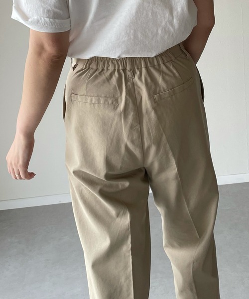 y/m by misato（イムバイミサト）の「リネンライクトラウザーパンツ（その他パンツ・レディース・ベージュ/オレンジ/アイボリー・FREE）」の6枚目の写真