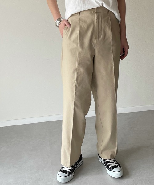 y/m by misato（イムバイミサト）の「リネンライクトラウザーパンツ（その他パンツ・レディース・ベージュ/オレンジ/アイボリー・FREE）」の12枚目の写真