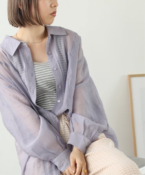 RAY CASSIN（レイカズン）の「ボーダーカラータンク（Tシャツ/カットソー・レディース・ライトグレー/ピンク/イエロー・FREE）」の8枚目の写真