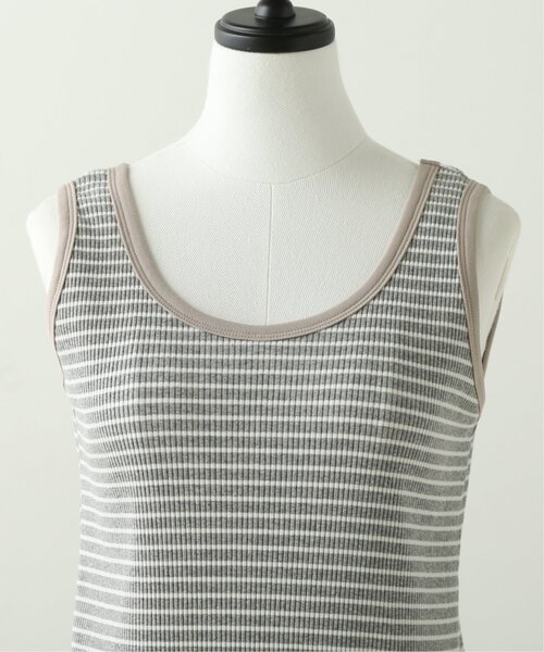 RAY CASSIN（レイカズン）の「ボーダーカラータンク（Tシャツ/カットソー・レディース・ライトグレー/ピンク/イエロー・FREE）」の11枚目の写真