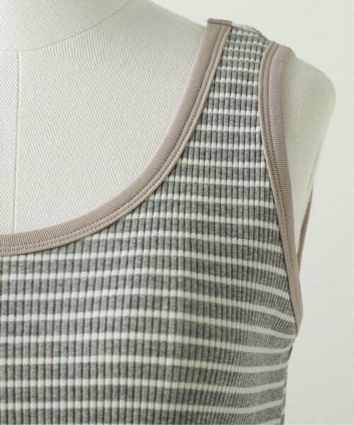 RAY CASSIN（レイカズン）の「ボーダーカラータンク（Tシャツ/カットソー・レディース・ライトグレー/ピンク/イエロー・FREE）」の12枚目の写真