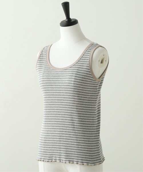 RAY CASSIN（レイカズン）の「ボーダーカラータンク（Tシャツ/カットソー・レディース・ライトグレー/ピンク/イエロー・FREE）」の15枚目の写真