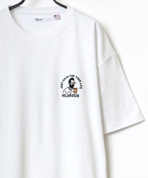 Uncle Beard ワンポイント サガラ 刺繍 USAコットン ビッグシルエット Tシャツ