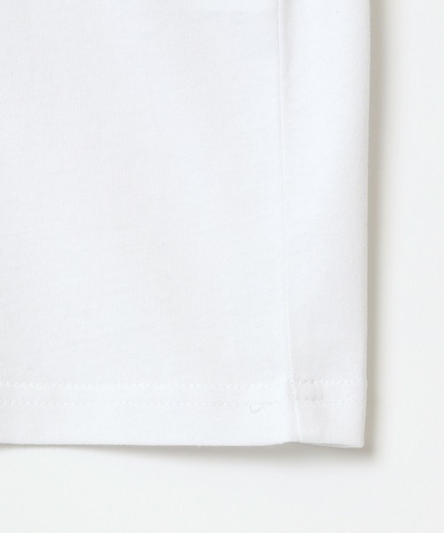 Lazar(ラザル)の「Uncle Beard ワンポイント サガラ 刺繍 USAコットン ビッグシルエット Tシャツ(Tシャツ/カットソー・メンズ・ホワイト/ブルー/グリーン/ライトグリーン/ホワイト系その他/スミクロ/ホワイト系その他2/ホワイト系その他3・M/L)」の21枚目の写真