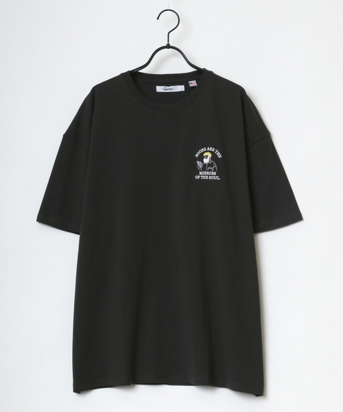 Lazar(ラザル)の「Uncle Beard ワンポイント サガラ 刺繍 USAコットン ビッグシルエット Tシャツ(Tシャツ/カットソー・メンズ・ホワイト/ブルー/グリーン/ライトグリーン/ホワイト系その他/スミクロ/ホワイト系その他2/ホワイト系その他3・M/L)」の16枚目の写真