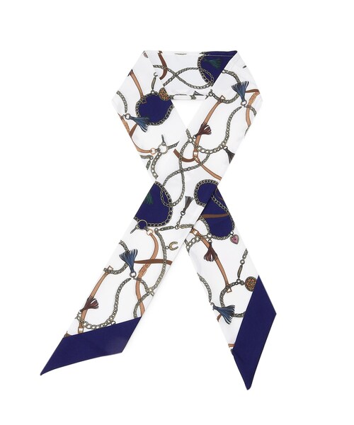 DRESKIP（ドレスキップ）の「◆【保冷剤付き】ひんやりスカーフ（バンダナ/スカーフ・レディース・ブラウン系1/ベージュ系/アイボリー系3/ベージュ系3/ネイビー系3・00）」の4枚目の写真