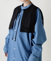 Kastane | コード刺繍フラップベスト(ベスト)