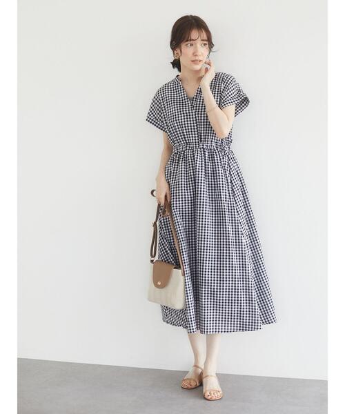 ELENCARE DUE(エレンカーレデュエ)の「・ELENCARE DUE パターンスキッパーワンピ*(ワンピース・レディース・ネイビー/ブルー/ミント/その他5・FREE)」の5枚目の写真