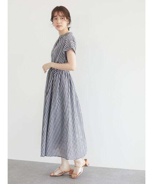 ELENCARE DUE(エレンカーレデュエ)の「・ELENCARE DUE パターンスキッパーワンピ*(ワンピース・レディース・ネイビー/ブルー/ミント/その他5・FREE)」の6枚目の写真