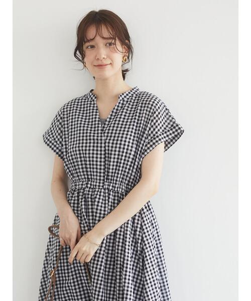 ELENCARE DUE(エレンカーレデュエ)の「・ELENCARE DUE パターンスキッパーワンピ*(ワンピース・レディース・ネイビー/ブルー/ミント/その他5・FREE)」の8枚目の写真