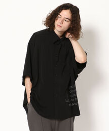 LUSOR | LUSOR（ルーソル）刺繍ビッグシャツ(シャツ/ブラウス)