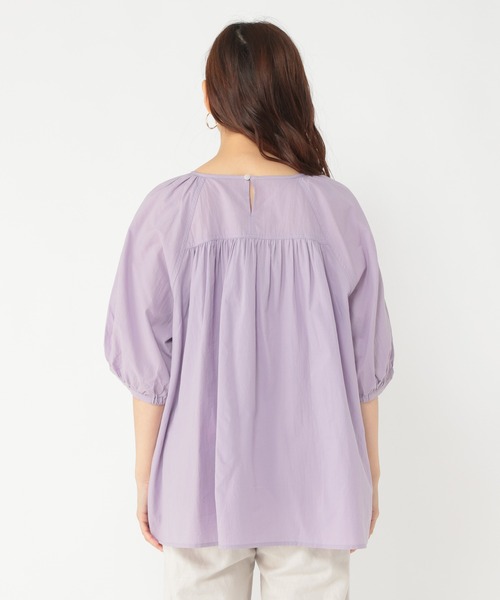 studio CLIP（スタディオクリップ）の「デザインカラーブラウス（シャツ/ブラウス・レディース・ホワイト/ピンク/グリーン/ラベンダー・FREE）」の18枚目の写真