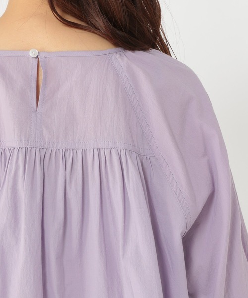 studio CLIP（スタディオクリップ）の「デザインカラーブラウス（シャツ/ブラウス・レディース・ホワイト/ピンク/グリーン/ラベンダー・FREE）」の11枚目の写真