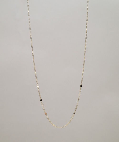 ISOLATION（アイソレーション）の「【ISOLATION / アイソレーション】K10YG Petal chain Necklace / ペタルチェーンネックレス（ネックレス・レディース・ゴールド・40cm）」の2枚目の写真