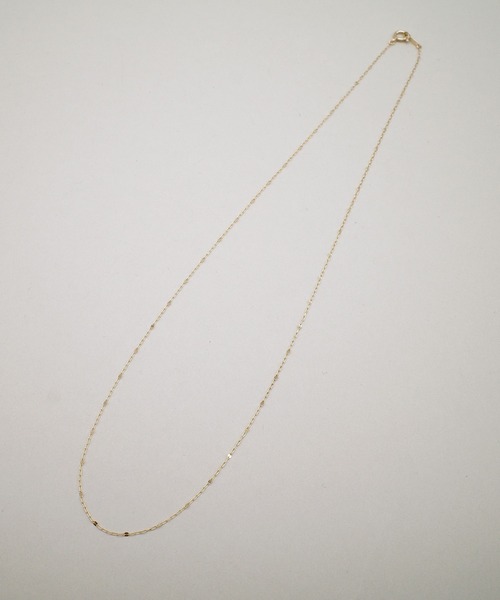 ISOLATION（アイソレーション）の「【ISOLATION / アイソレーション】K10YG Petal chain Necklace / ペタルチェーンネックレス（ネックレス・レディース・ゴールド・40cm）」の8枚目の写真