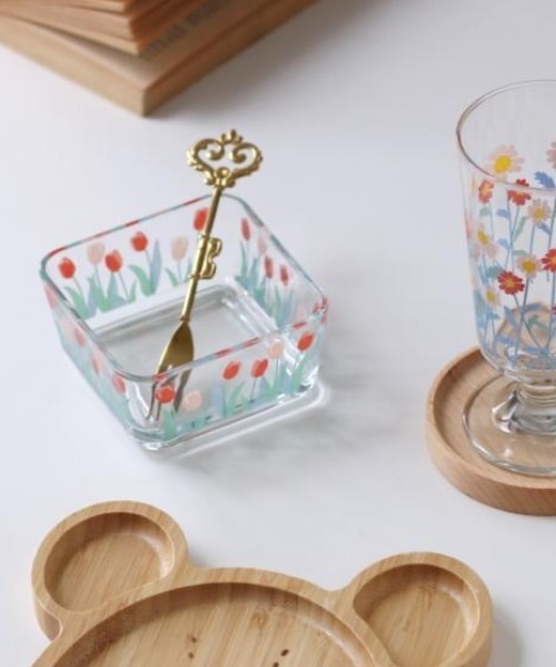 Made in I(メイドインアイ)の「レトロフラワープリントミニ小鉢(食器・レディース・レッド/ピンク/イエロー/ホワイト・FREE)」の1枚目の写真