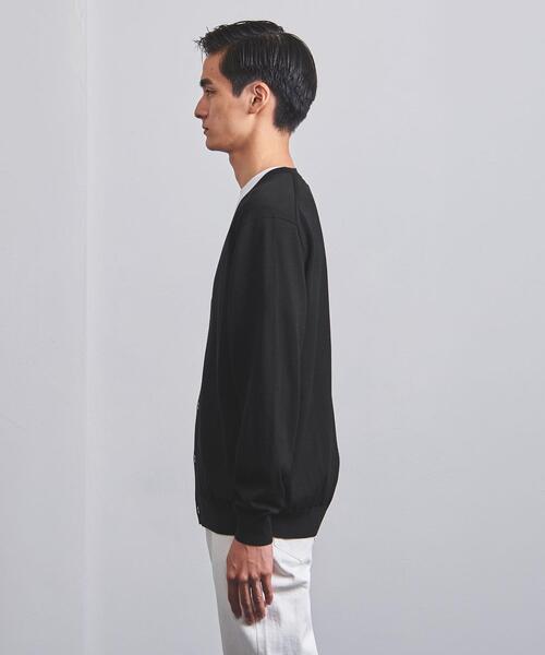 UNITED ARROWS(ユナイテッドアローズ)の「<UNITED ARROWS> ハイゲージ カーディガン†(カーディガン/ボレロ・メンズ・ダークグレー/ナチュラル/ブラック・M/XL/S/L)」の6枚目の写真