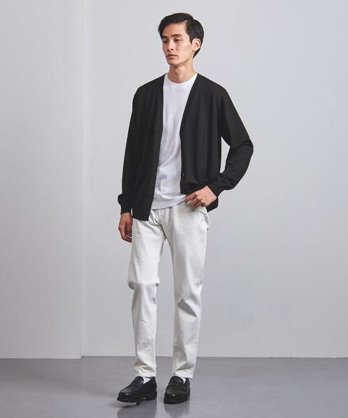 UNITED ARROWS(ユナイテッドアローズ)の「<UNITED ARROWS> ハイゲージ カーディガン†(カーディガン/ボレロ・メンズ・ダークグレー/ナチュラル/ブラック・M/XL/S/L)」の15枚目の写真