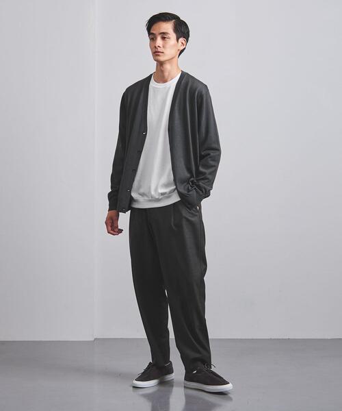UNITED ARROWS(ユナイテッドアローズ)の「<UNITED ARROWS> ハイゲージ カーディガン†(カーディガン/ボレロ・メンズ・ダークグレー/ナチュラル/ブラック・M/XL/S/L)」の8枚目の写真