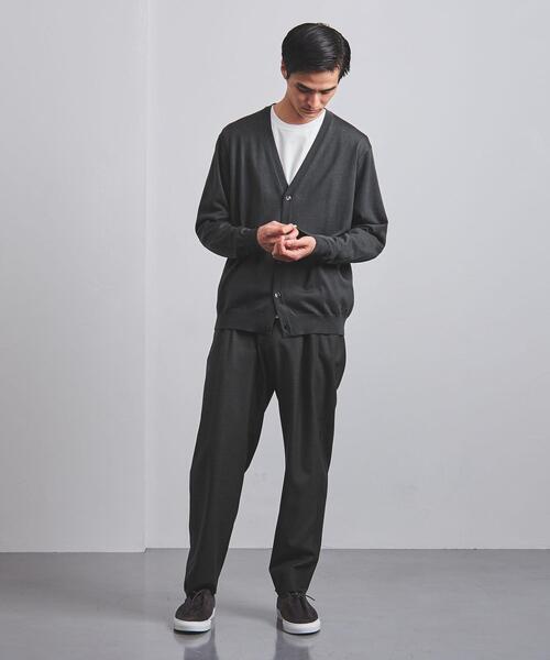 UNITED ARROWS(ユナイテッドアローズ)の「<UNITED ARROWS> ハイゲージ カーディガン†(カーディガン/ボレロ・メンズ・ダークグレー/ナチュラル/ブラック・M/XL/S/L)」の19枚目の写真