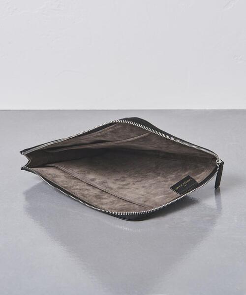 UNITED ARROWS(ユナイテッドアローズ)の「<UNITED ARROWS> マイクロファイバー コンビ クラッチバッグ†(クラッチバッグ・メンズ・ブラック/オリーブ・FREE)」の5枚目の写真
