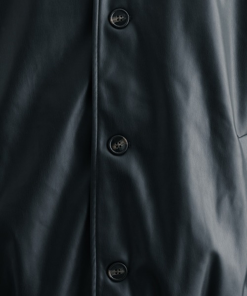 epnok(エプノック)の「シンセティックレザーショートブルゾン(ブルゾン・メンズ・ブラック・SMALL/MEDIUM/LARGE)」の19枚目の写真