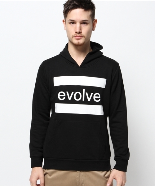 VENCEEXCHANGE（ヴァンスエクスチェンジ）の「ｳﾗｹevolveﾊﾟｰｶｰPO                （パーカー・メンズ・グレー/ブラック・SMALL/LARGE/MEDIUM）」の8枚目の写真