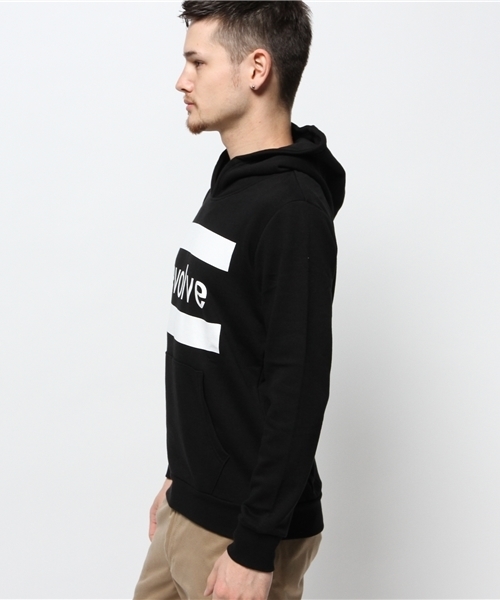 VENCEEXCHANGE（ヴァンスエクスチェンジ）の「ｳﾗｹevolveﾊﾟｰｶｰPO                （パーカー・メンズ・グレー/ブラック・SMALL/LARGE/MEDIUM）」の9枚目の写真