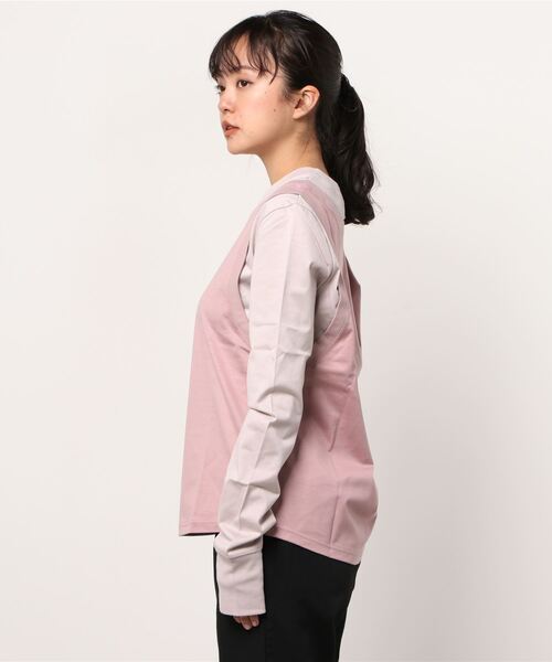 G.V.G.V.（ジーヴィージーヴィー）の「REDYING DOUBLE BODY L/S TEE（Tシャツ/カットソー・レディース・ライトパープル/ワイン・ONE SIZE）」の12枚目の写真