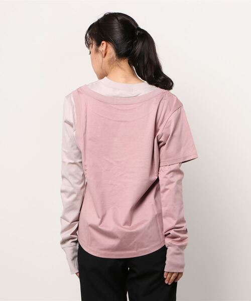 G.V.G.V.（ジーヴィージーヴィー）の「REDYING DOUBLE BODY L/S TEE（Tシャツ/カットソー・レディース・ライトパープル/ワイン・ONE SIZE）」の8枚目の写真