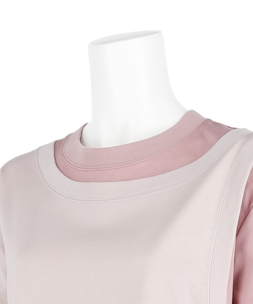 G.V.G.V.（ジーヴィージーヴィー）の「REDYING DOUBLE BODY L/S TEE（Tシャツ/カットソー・レディース・ライトパープル/ワイン・ONE SIZE）」の11枚目の写真