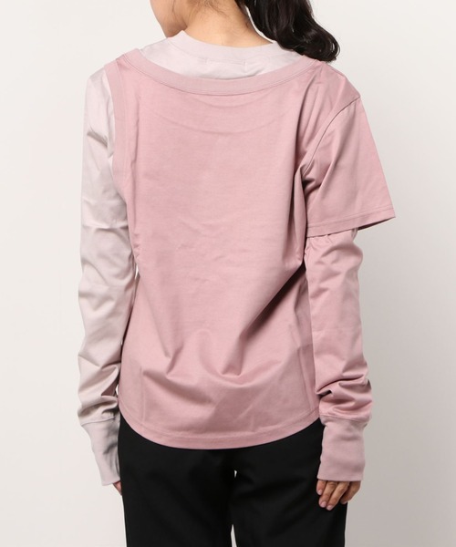 G.V.G.V.（ジーヴィージーヴィー）の「REDYING DOUBLE BODY L/S TEE（Tシャツ/カットソー・レディース・ライトパープル/ワイン・ONE SIZE）」の18枚目の写真