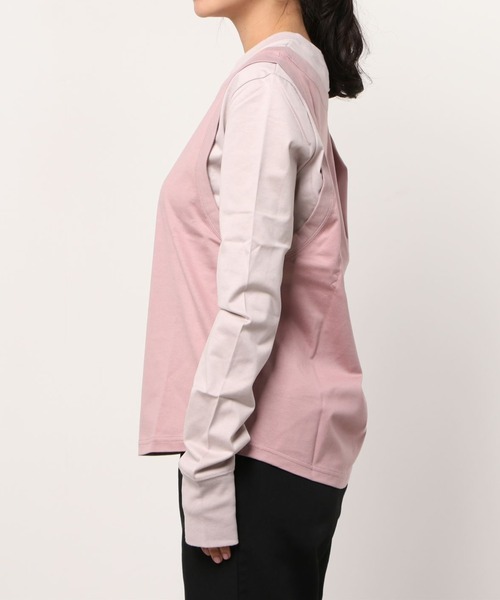 G.V.G.V.（ジーヴィージーヴィー）の「REDYING DOUBLE BODY L/S TEE（Tシャツ/カットソー・レディース・ライトパープル/ワイン・ONE SIZE）」の19枚目の写真