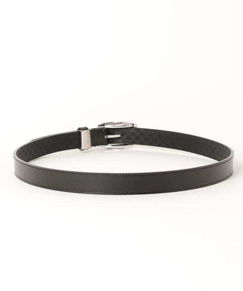 TOKYO SHIRTS（トウキョウシャツ）の「3Dピンバックル式  牛革 メンズベルト（ベルト・メンズ・ブラック・M/S）」の5枚目の写真