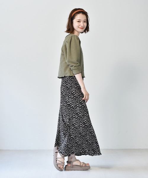 RETRO GIRL(レトロガール)の「マーメイド゙細プリーツSK(スカート・レディース・ブラウン/オフホワイト/ブラック系その他/ホワイト系その他/グリーン/ブラック/ブラウン系その他・FREE)」の22枚目の写真