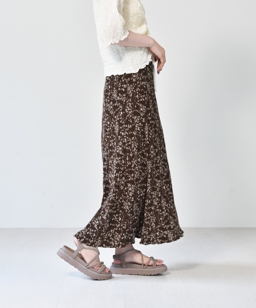 RETRO GIRL(レトロガール)の「マーメイド゙細プリーツSK(スカート・レディース・ブラウン/オフホワイト/ブラック系その他/ホワイト系その他/グリーン/ブラック/ブラウン系その他・FREE)」の14枚目の写真